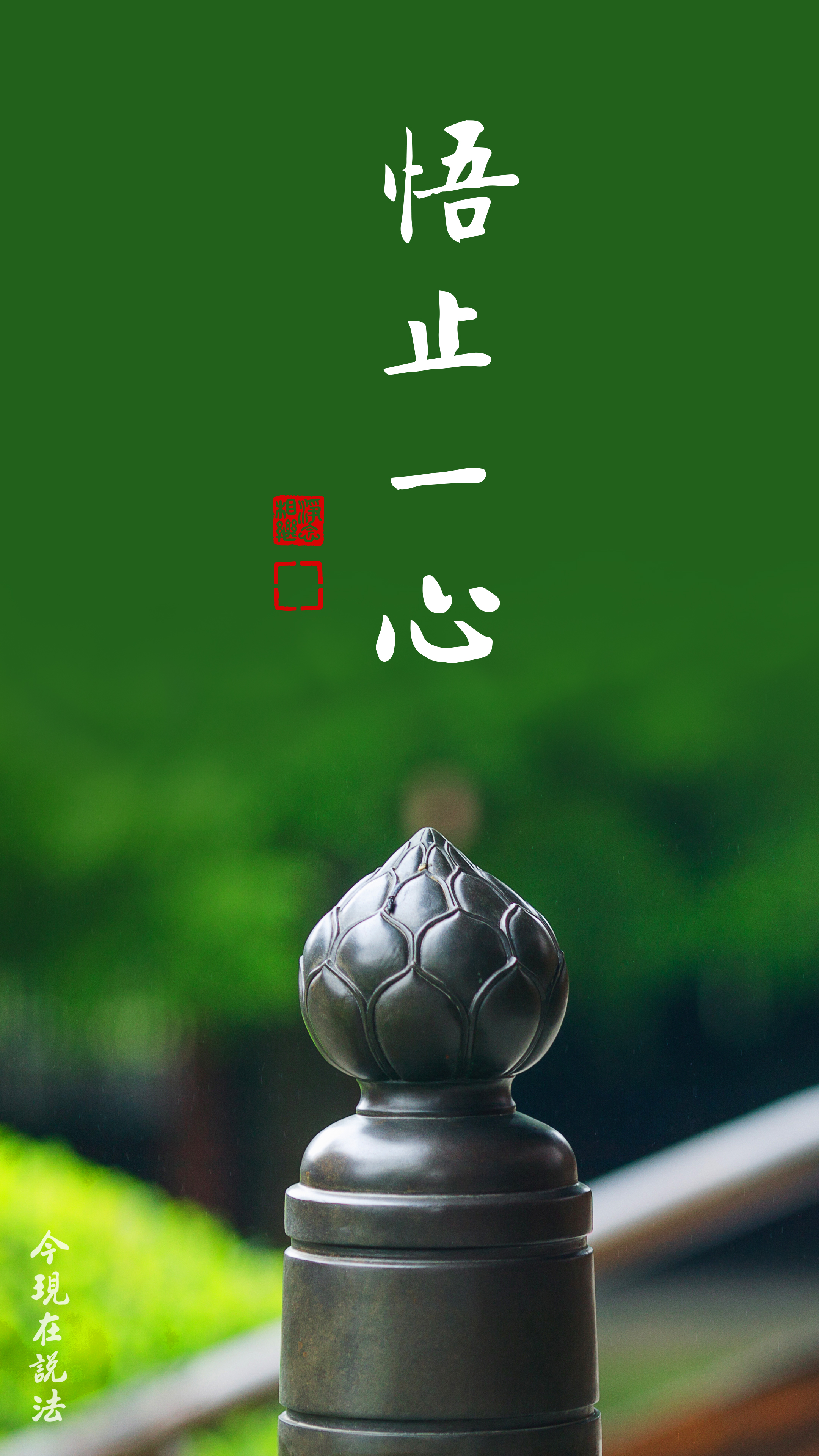 一句佛號伏妄念 真心現前定慧生_竖图