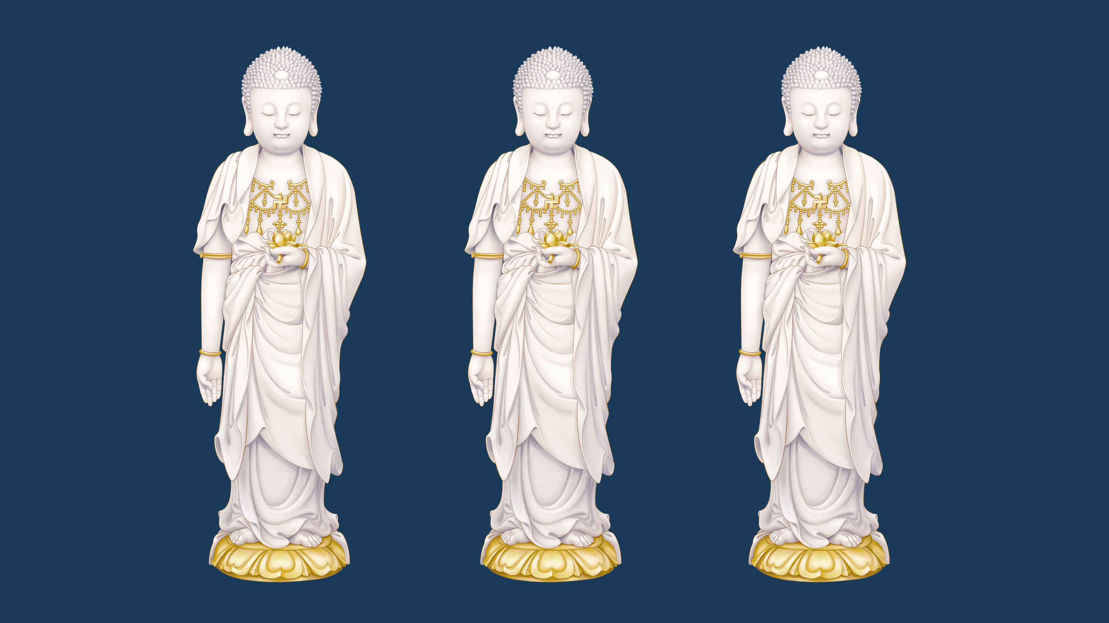 阿彌陀佛-white_横图