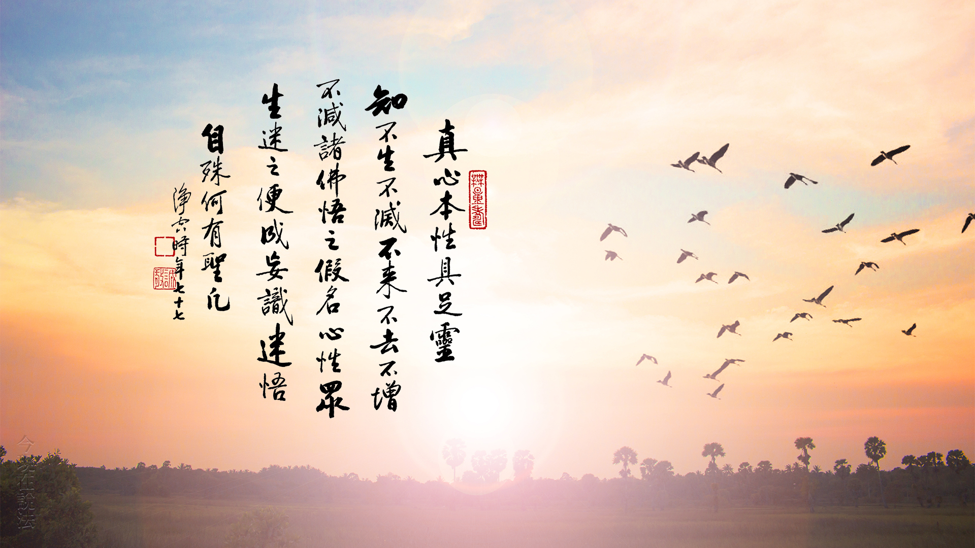 把妄心捨棄掉，六道輪回是一場夢